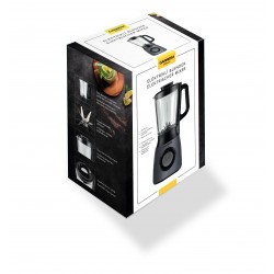 CARRERA Cam Sürahi Smoothie Blender 1.5 L- Paslanmaz 6'li Çelik Bıçak - Buz Kırıcı Özellikli